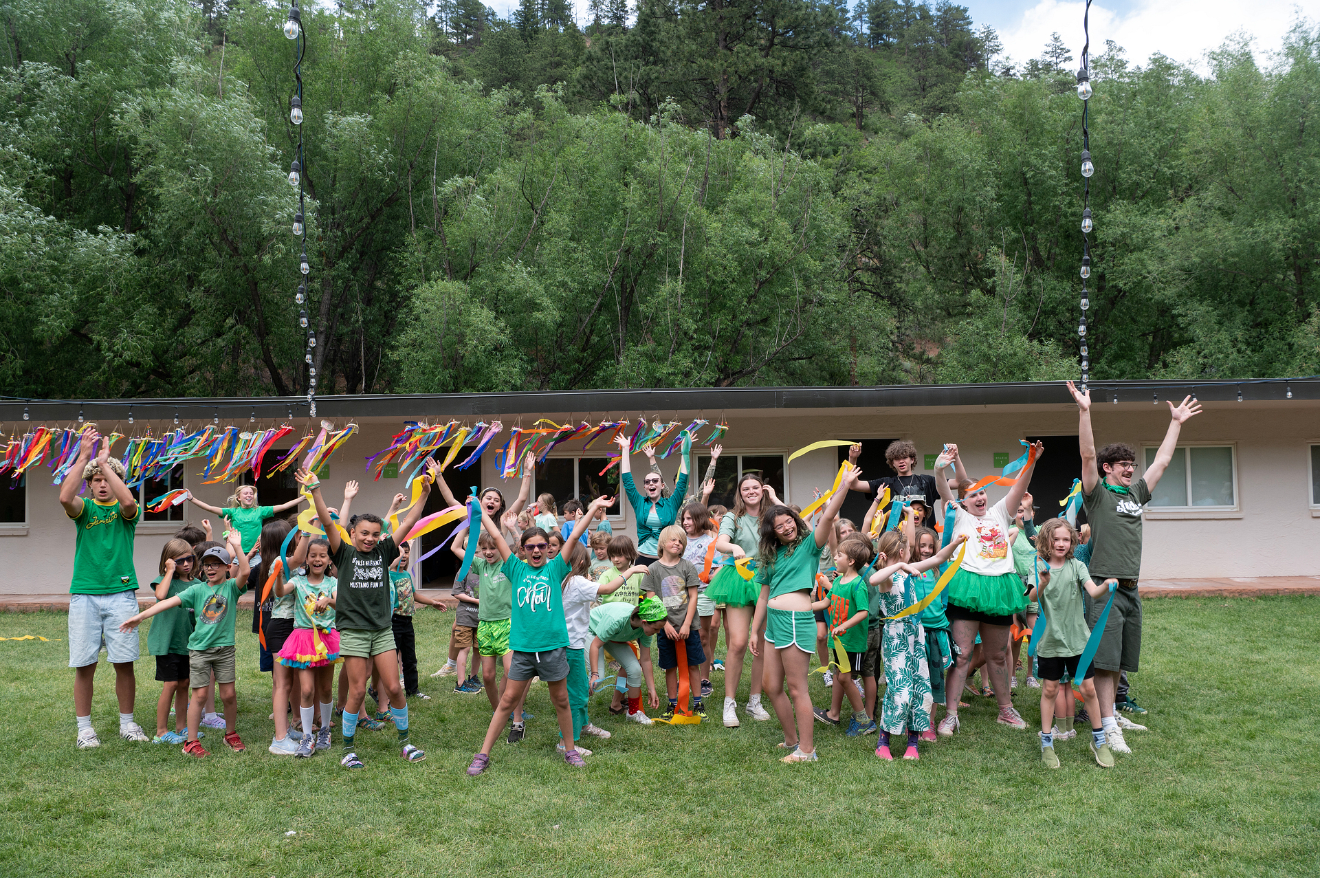 2025 Green Box Arts Campers. Photo by Jeff Kearney.