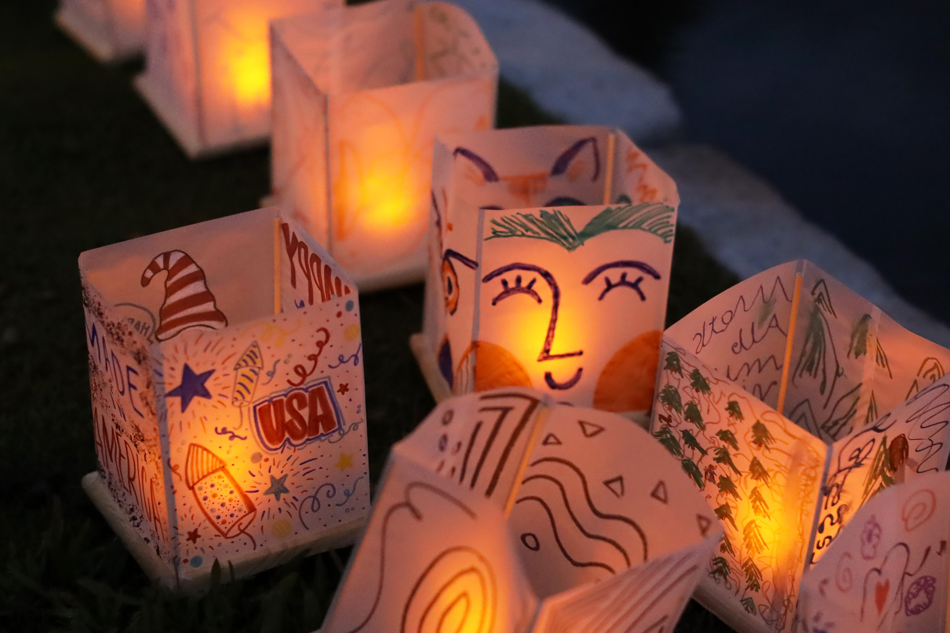 Water Lantern Close-up