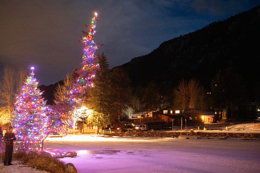 Green Box Arts Tree Lighting Saturday December 2, 2023. Photo by Jeff Kearney.